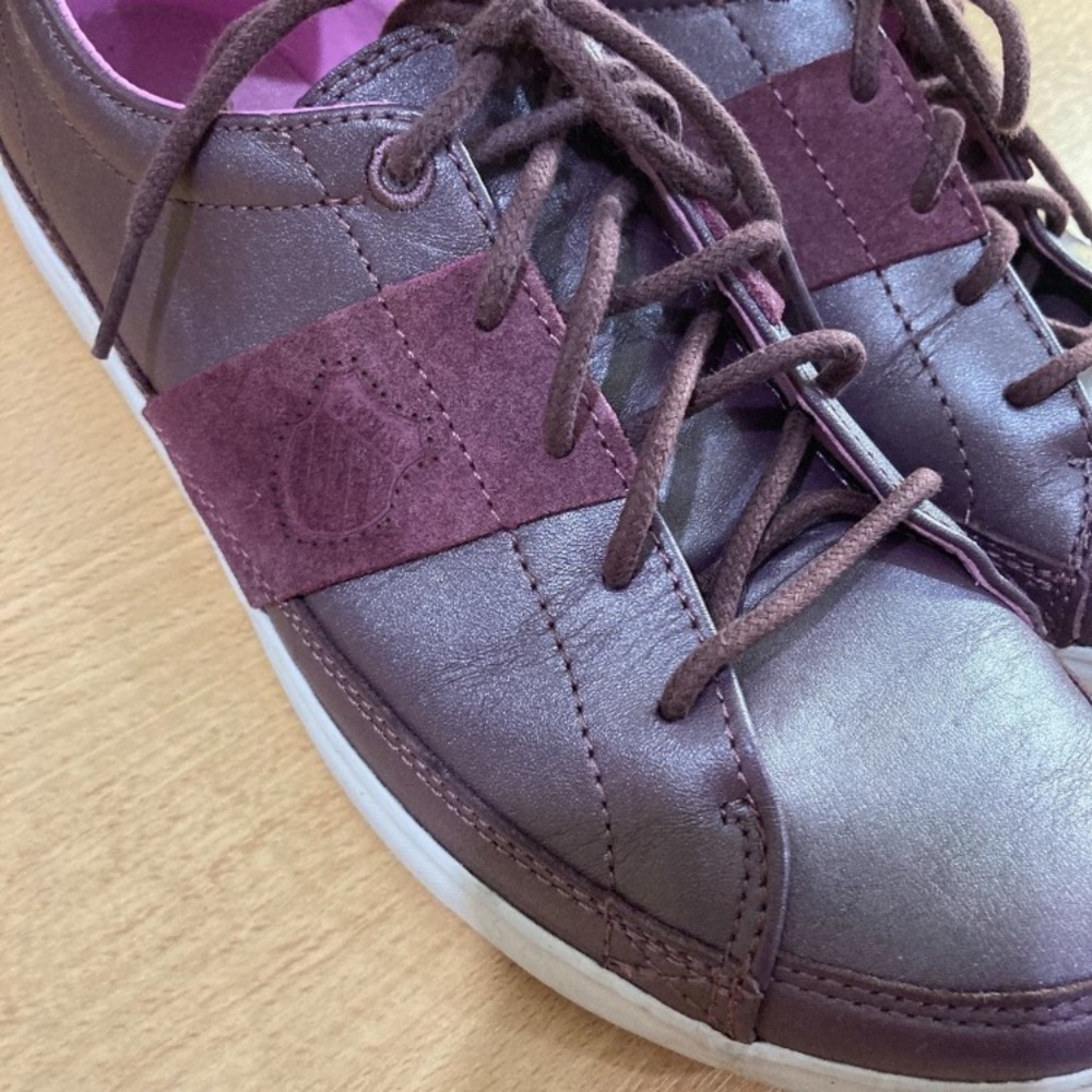 KSWISS  Purple leather sneakers Size 8.5
